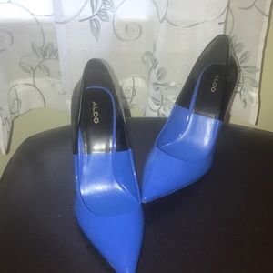 Aldo Black&Blue Pumps Sz 11